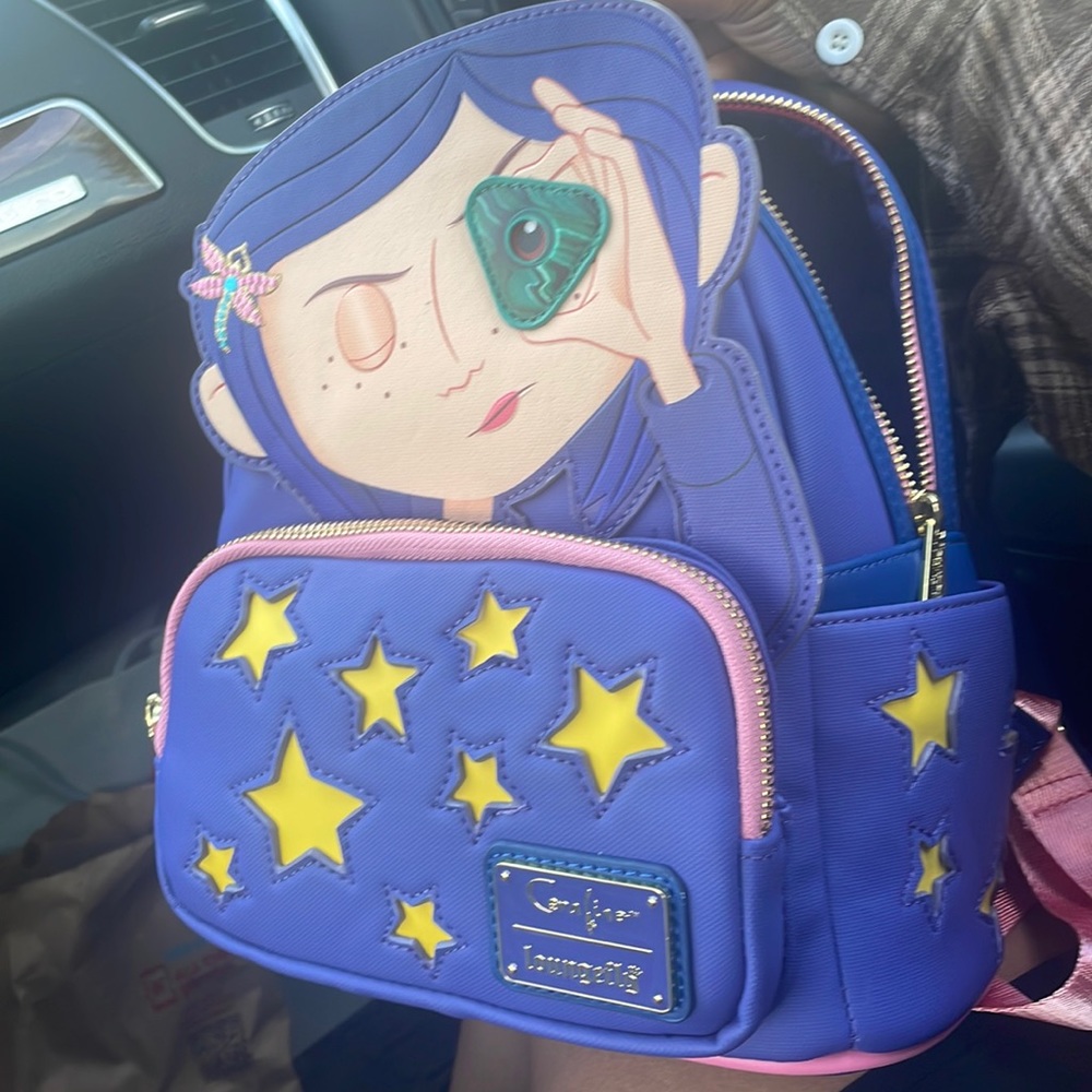 NWT coraline glow in the dark loungefly